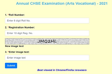 CHSE Vocational Result 2021 Declared