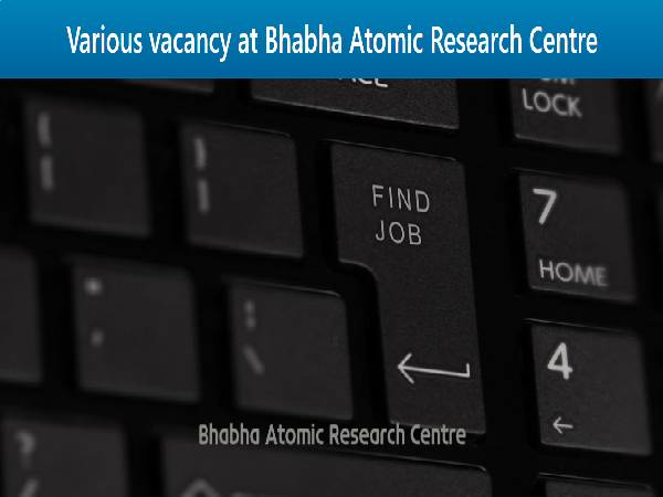 BARC Recruitment 2022: 266 Stipendiary Trainees BARC Recruitment 2022: 266 Stipendiary Trainees