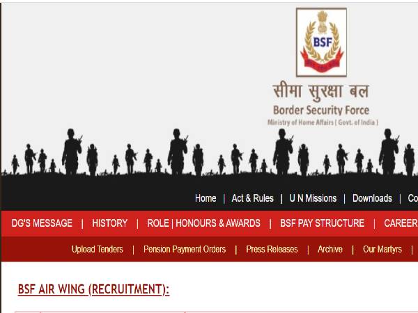 BSF Group B Recruitment 2022 for Inspector, SI