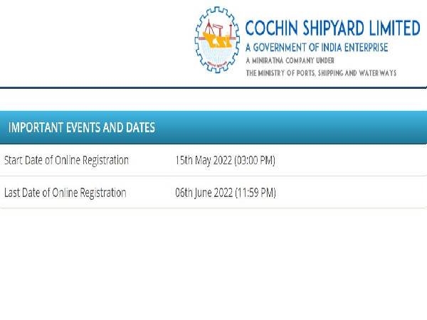 CSL Vacancy Notification Released for 261 Workmen