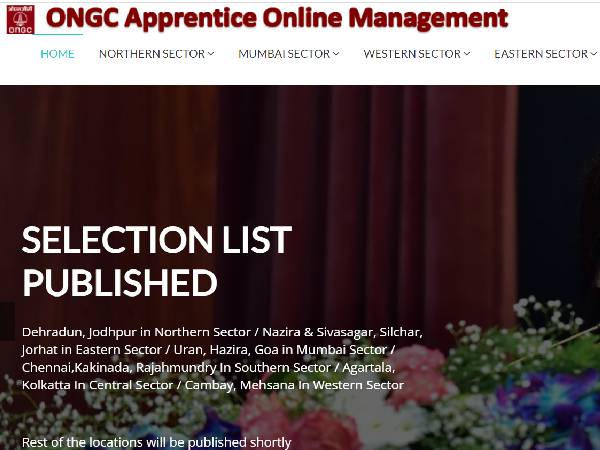 ONGC Apprentice Selection List 2022 Published