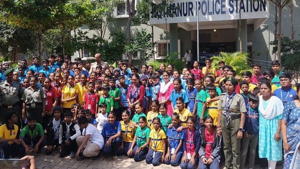 Kothanur Scouts And Guides Camp At St. Joseph School