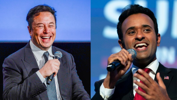Vivek Ramaswamy and Elon Musk with DOGE Initiative