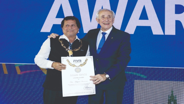 Achyuta Samanta: FIVB Grand Cross Award Achyuta Samanta: FIVB Grand Cross Award