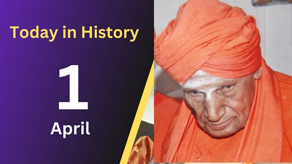 Key Historical Events and Birthdays on April 1