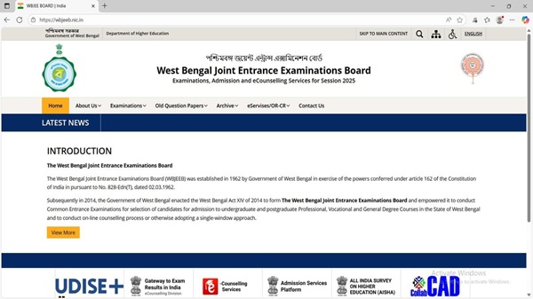 WBJEE Result 2025 Expected Soon at wbjeeb.nic.in