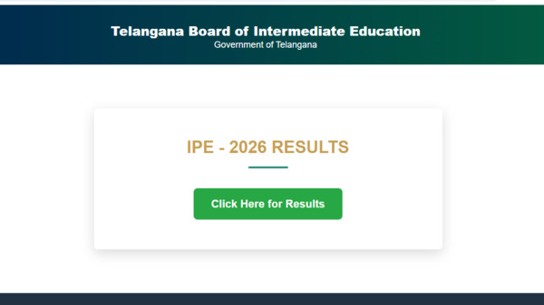 TS Inter Results 2026 OUT LIVE: 1st, 2nd Year