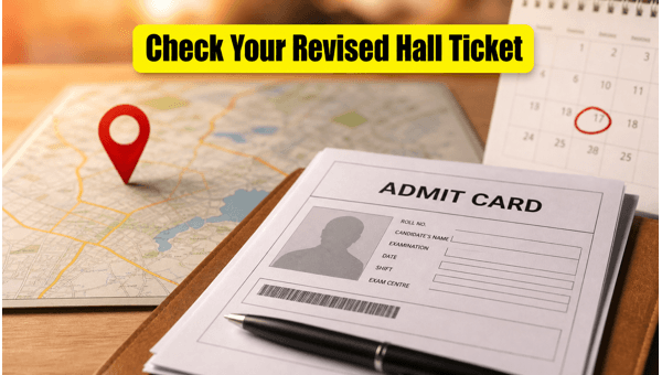 CUET UG 2026: Download Revised Hall Ticket