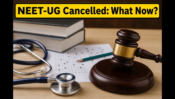 NEET-UG 2026 Cancelled: What Happens Next? NEET-UG 2026 Cancelled: What Happens Next?