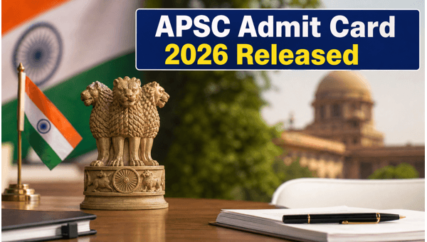 APSC CCE Prelims Admit Card 2026 Released APSC CCE Prelims Admit Card 2026 Released