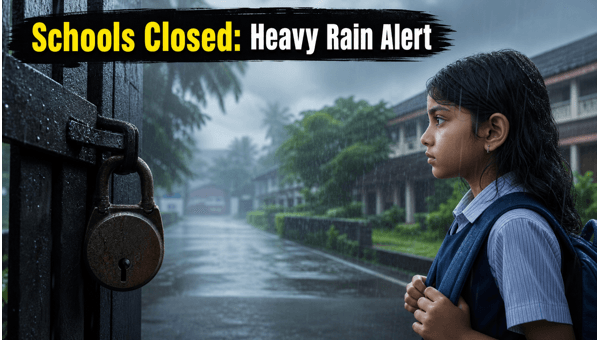 Kerala Schools Closed Due To Heavy Rain