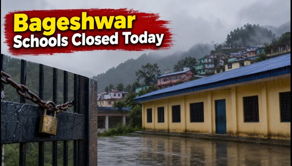 Bageshwar Schools Closed Today: Heavy Rain Alert Bageshwar Schools Closed Today: Heavy Rain Alert