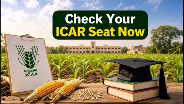 ICAR UG 2026 Round-1 Allotment Released
