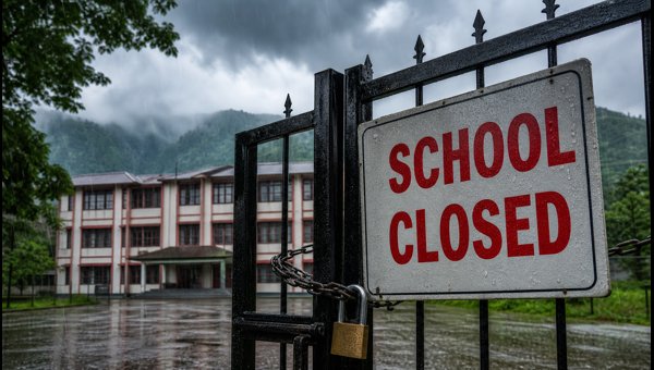 J&K School Holiday Extended Due To Rain J&K School Holiday Extended Due To Rain