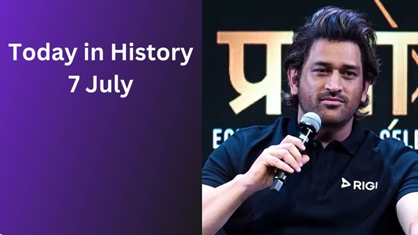 Today in History – July 7: MS Dhoni Birthday