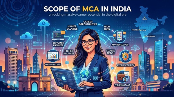 Scope of MCA in India 2026: Career Opportunities Scope of MCA in India 2026: Career Opportunities
