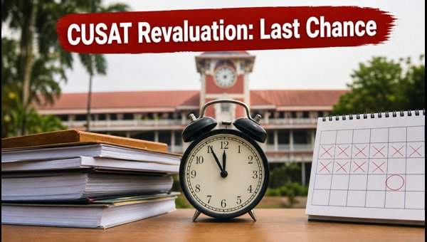 CUSAT B.Tech Revaluation 2026: Urgent Deadline Alert CUSAT B.Tech Revaluation 2026: Urgent Deadline Alert