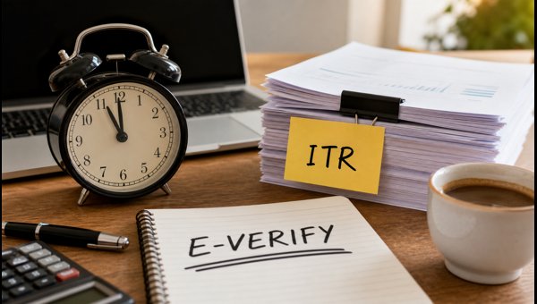 E-Verify Your July 31 ITR By August 30 E-Verify Your July 31 ITR By August 30