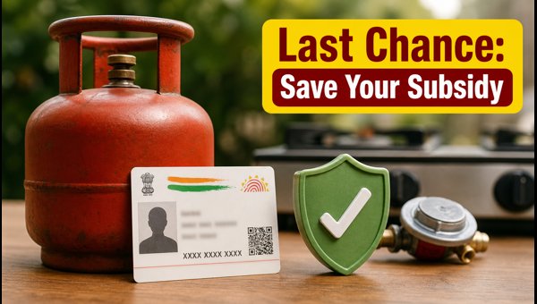 Complete LPG Aadhaar E-KYC Today