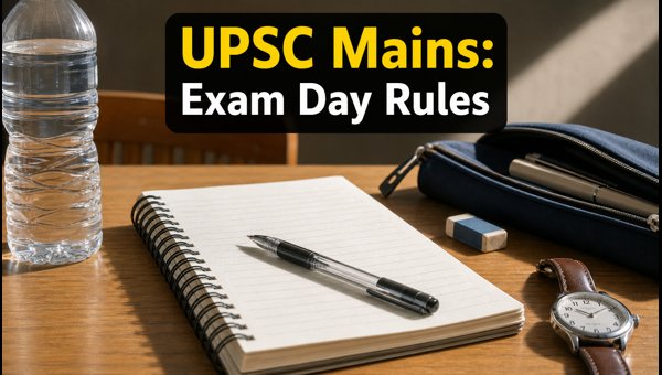 UPSC CSE Mains 2026: Exam Day Guide