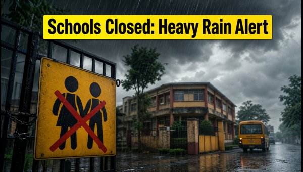 Chhattisgarh Schools Closed Today: Heavy Rain Alert Chhattisgarh Schools Closed Today: Heavy Rain Alert