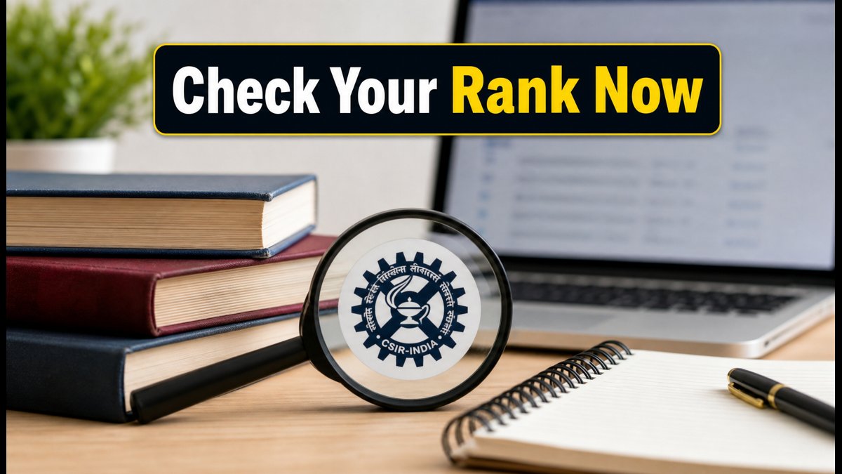 CSIR-UGC NET June 2026 Rank Cards Released