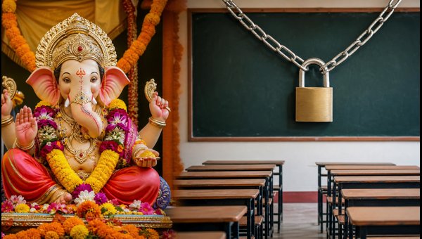 Ganesh Chaturthi 2026: Are Schools Closed Today? Ganesh Chaturthi 2026: Are Schools Closed Today?