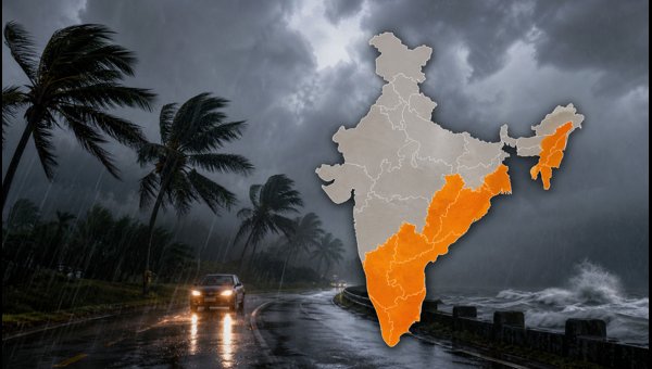 IMD Orange Alert 2026: Heavy Rain And Thunderstorm Warnings For South And East India States IMD Orange Alert 2026: Heavy Rain And Thunderstorm Warnings For South And East India States