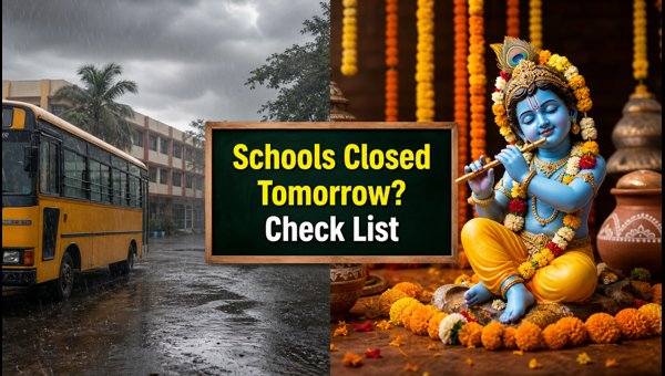 Janmashtami 2026: Schools Closed Tomorrow? Check List