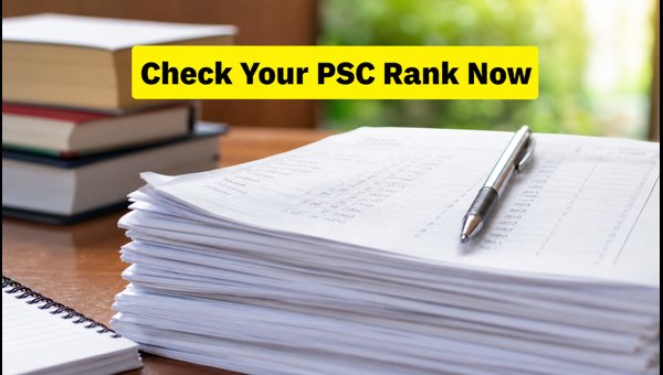 Kerala PSC Ranked Lists 2026 Released Now