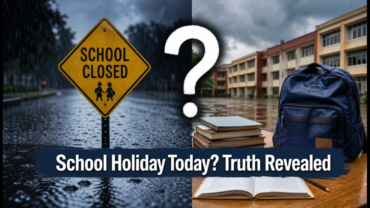 School Holiday Today? Ignore Viral Rumors