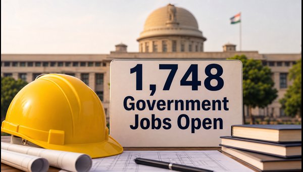 SSC JE 2026: 1,748 Vacancies Announced Now