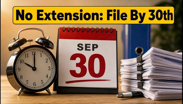 Tax Audit Deadline 2026: No Extension Yet Tax Audit Deadline 2026: No Extension Yet