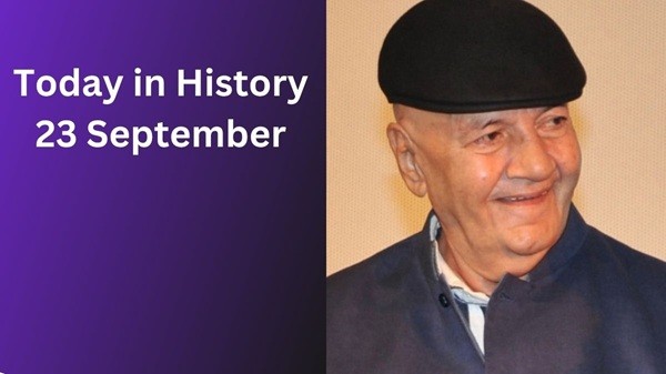Today in History, September 23: Historical Events Today in History, September 23: Historical Events