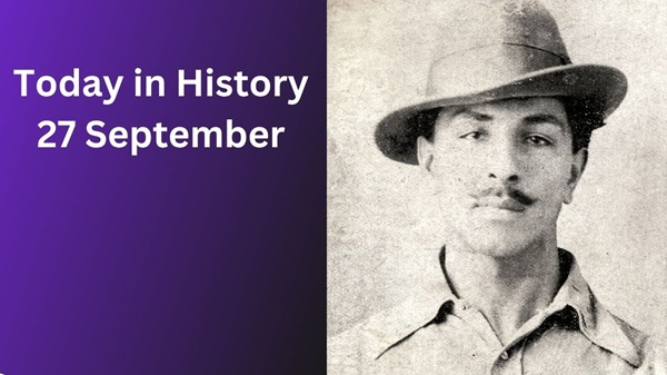 Today in History, September 27: Historical Events Today in History, September 27: Historical Events