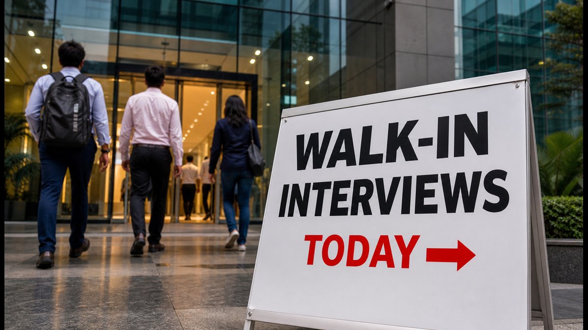 Walk-in Interviews Today: Top Companies Hiring