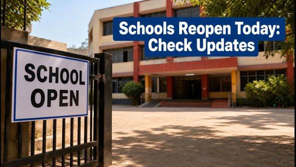 Maduranthakam And Dharapuram Schools Reopen Today Maduranthakam And Dharapuram Schools Reopen Today