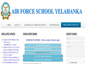 ಏರ್ಫೋರ್ಸ್ ಸ್ಕೂಲ್ ಯಲಹಂಕ: ಶಿಕ್ಷಕರ ನೇಮಕಾತಿ 