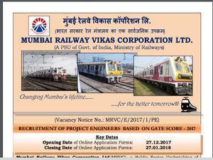 ಭಾರತೀಯ ರೈಲ್ವೆ: ವಿವಿಧ ಇಂಜಿನಿಯರ್ ಹುದ್ದೆಗಳ ನೇಮಕಾತಿ