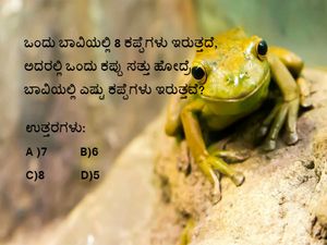 ಬುದ್ಧಿವಂತರಿಗೆ ಈ ಪ್ರಶ್ನೆ... ಕಮೆಂಟ್ ಬಾಕ್ಸ್‌ನಲ್ಲಿ ಉತ್ತರಿಸಿ, ಹಾಗೂ ಸರಿಯಾದ ಉತ್ತರಕ್ಕೆ ಇಲ್ಲಿ ಕ್ಲಿಕ್ ಮಾಡಿ