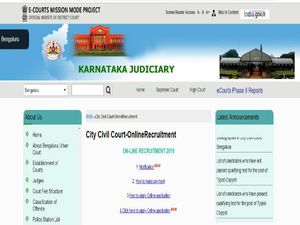  ಬೆಂಗಳೂರು ನಗರ ಸಿವಿಲ್  ನ್ಯಾಯಾಲಯ 2019: ಶೀಘ್ರಲಿಪಿಗಾರ  ಹುದ್ದೆಗಳ ನೇಮಕಾತಿಗೆ ಅರ್ಜಿ ಆಹ್ವಾನ