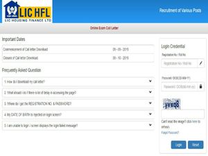 LIC HFL Recruitment 2019 : ವಿವಿಧ ಹುದ್ದೆಗಳ ಪ್ರವೇಶ ಪತ್ರ ರಿಲೀಸ್