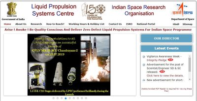 LPSC Recruitment 2019: 21 ಸೈಂಟಿಸ್ಟ್/ಇಂಜಿನಿಯರ್ ಹುದ್ದೆಗಳ ನೇಮಕಾತಿ