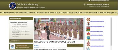  Sainik School Admission 2019-20: ಸೈನಿಕ ಶಾಲೆ ಪ್ರವೇಶಾತಿಗೆ ವಿದ್ಯಾರ್ಥಿನಿಯರಿಂದ ಅರ್ಜಿ ಆಹ್ವಾನ
