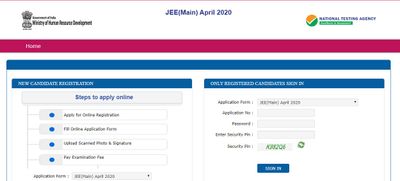 JEE Main 2020: ಏಪ್ರಿಲ್ ನಲ್ಲಿ ನಡೆಯುವ ಪ್ರಮುಖ ಪರೀಕ್ಷೆಗೆ ಇಂಜಿನಿಂದ ಅರ್ಜಿ ಸಲ್ಲಿಕೆ ಆರಂಭ