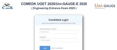 COMEDK UGET 2020 Admit Card: ಪ್ರವೇಶ ಪತ್ರ ರಿಲೀಸ್