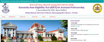 KSET 2020 Final Key Answer: ಕೆಸೆಟ್ ಅಂತಿಮ ಕೀ-ಉತ್ತರ ರಿಲೀಸ್