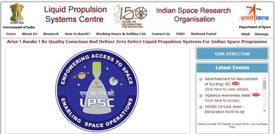 LPSC Recruitment 2020: 7 ಸೈಂಟಿಸ್ಟ್ ಅಥವಾ ಇಂಜಿನಿಯರ್ 'ಎಸ್‌ಸಿ' ಹುದ್ದೆಗಳಿಗೆ ಅರ್ಜಿ ಆಹ್ವಾನ