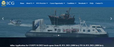 Indian Coast Guard Recruitment 2021: 350 ನಾವಿಕ ಮತ್ತು ಯಾಂತ್ರಿಕ ಹುದ್ದೆಗಳಿಗೆ ಅರ್ಜಿ ಆಹ್ವಾನ