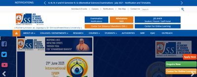 JSS Academy Recruitment 2021: 29 ಫಾರ್ಮಾಸಿಸ್ಟ್, ಡಿಇಓ ಮತ್ತು ವಿವಿಧ ಹುದ್ದೆಗಳಿಗೆ ಅರ್ಜಿ ಆಹ್ವಾನ